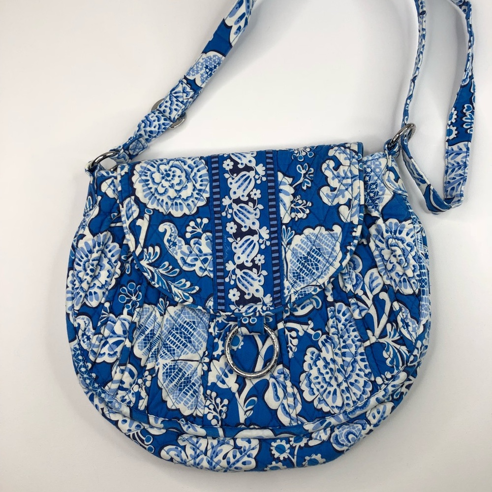 Vera Bradley Saddle Up bag in blue lagoon